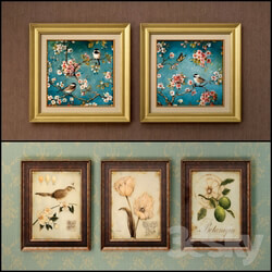 The picture in the frame 13 pieces collection 62 Birds 