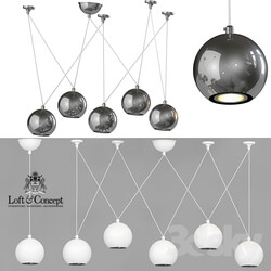 HANGING LAMP MULTISPHERE PENDANT SILVER 5 