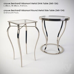 tables Bernhardt Miramont 360 126 and 360 124  