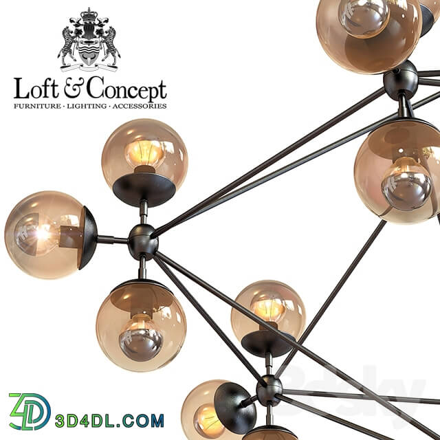 Chandelier Modo Chandelier 21 Globes Pendant light 3D Models