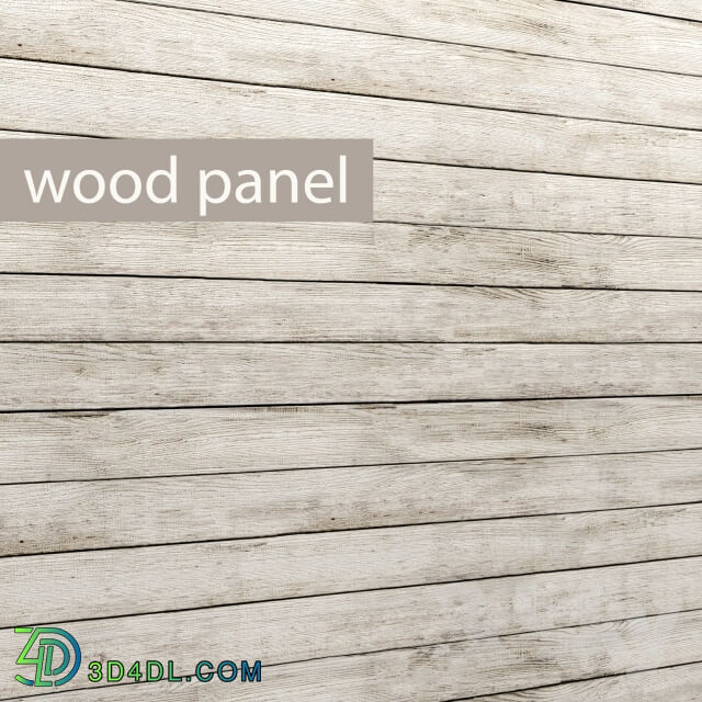 Wood panelWood panel wall decor plank panels wood decor boards wooden wall panel slats bleached 3D Models