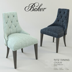 Baker Ritz Dinning Chair Armchair by Thomas Pheasant 