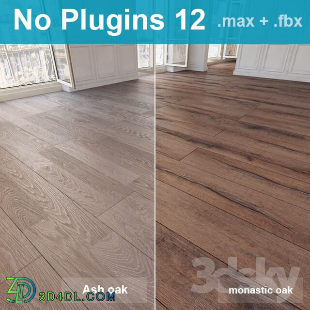 Wood Parquet 12 2 species without the use of plug ins 