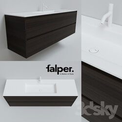 Sink Falper Flat pedestal Falper Viaveneto 