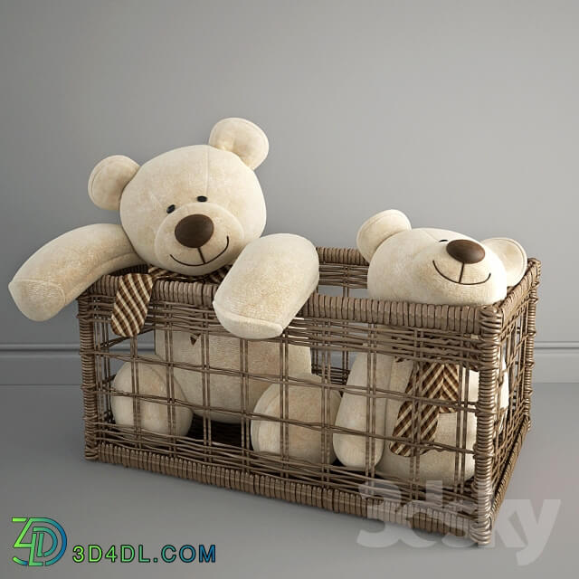 bears in a basket