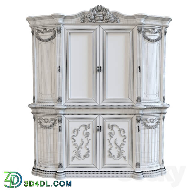 Wardrobe Display cabinets Vetrino with classical