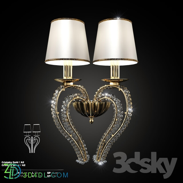 Masiero Cristalry 12 A1 A2 Pendant light 3D Models