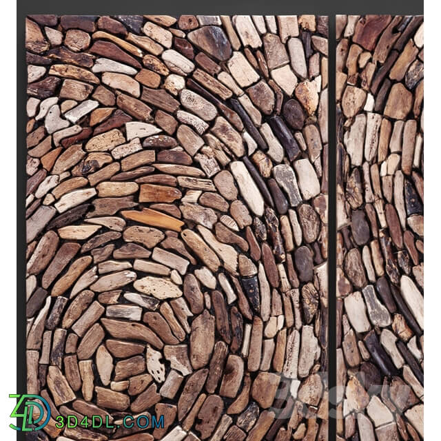 Other decorative objects Dimond Home Driftwood Whirl Wall Art