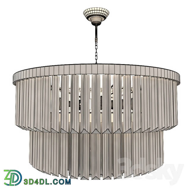 Bella Figura Two Tier Drum Chandelier vray corona 