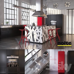 Kitchen Kitchen Nolte Neo equipment and industrial attributes vray corona  