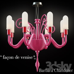 Facon de Venise. Barbara Chandelier Pendant light 3D Models 