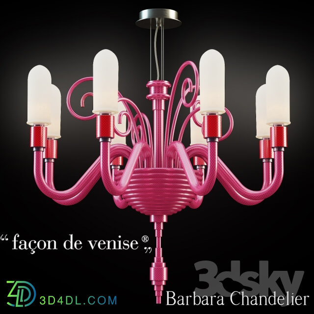 Facon de Venise. Barbara Chandelier Pendant light 3D Models