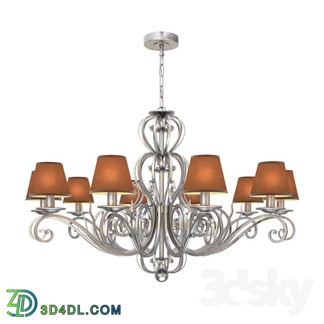 Chandelier Assisi Effe.Bi Ferro Battuto Artistico srl Lighting L 281 G