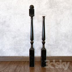 Wooden balusters 