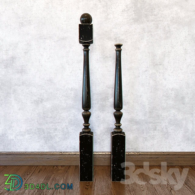 Wooden balusters
