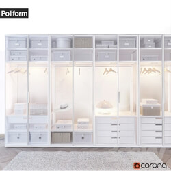 Wardrobe Display cabinets Poliform EGO wardrobe 