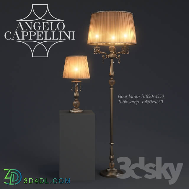 Floor lamp amp Table lamp Angelo Cappellini