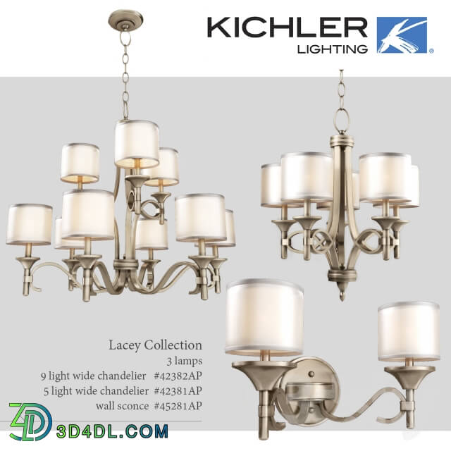 Lamps Kichler Lacey Collection Pendant light 3D Models