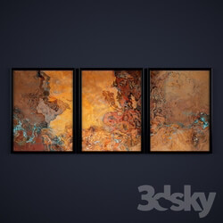 The collection of abstract paintings 6 