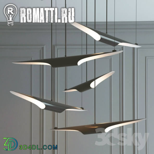 ROMATTI Delightfull COLTRANE Pendant light 3D Models