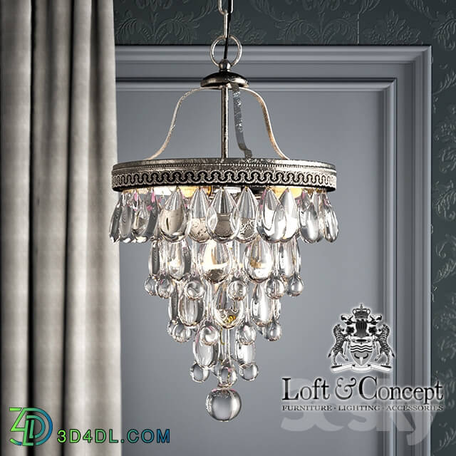 Chandelier Clarissa Glass Drop Pendant 25