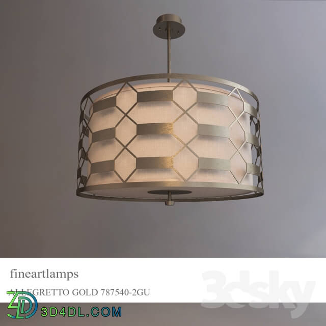 fine artlamps ALLEGRETTO GOLD Pendant light 3D Models