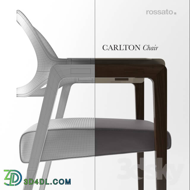 Carlton Dinning Chair by ROSSATO