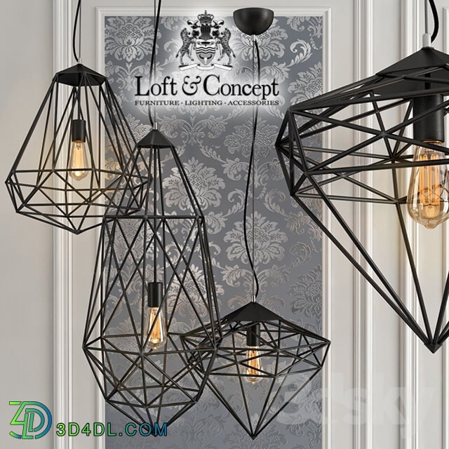 Suspension Loft Wire Fort Pendant 2