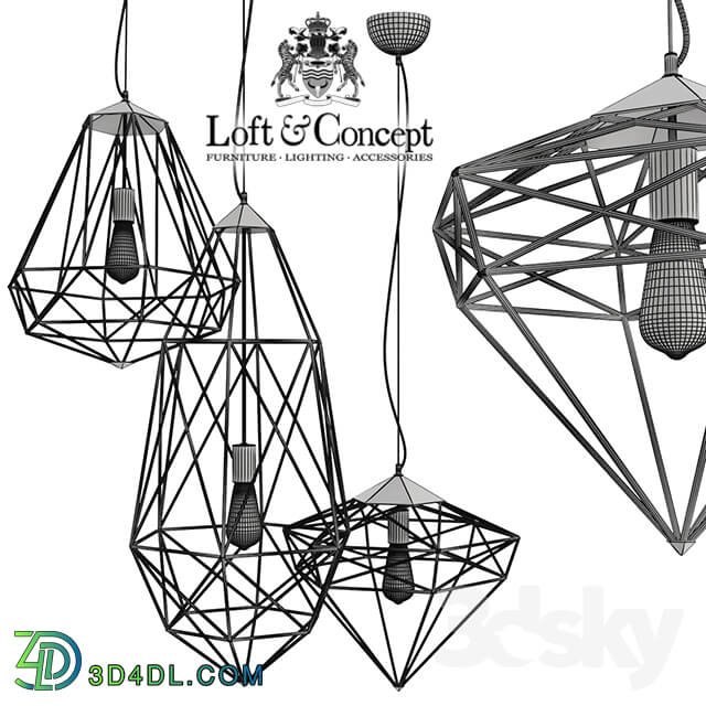 Suspension Loft Wire Fort Pendant 2