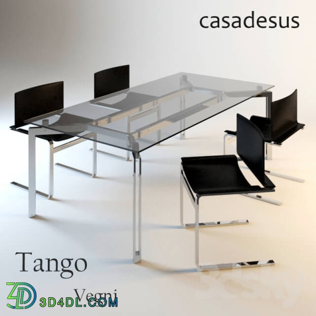 Table Chair Tango table and chairs Vegni factory Casadesus