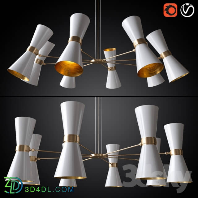 Chandelier CAIRO MULLAN Pendant light 3D Models