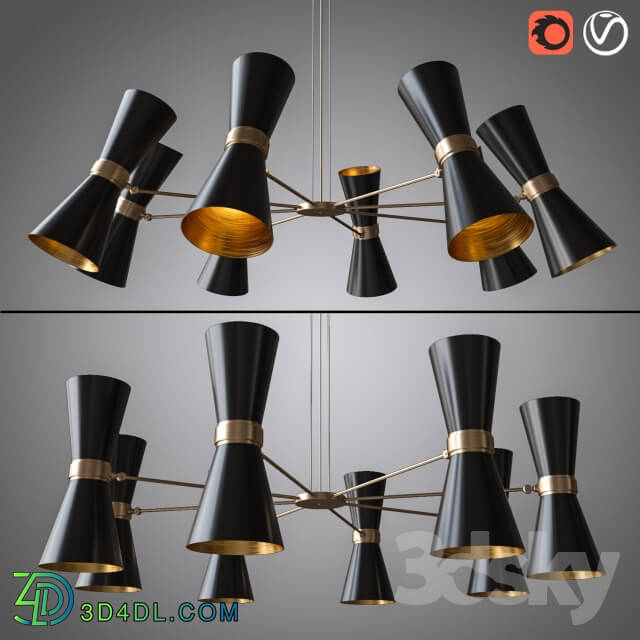 Chandelier CAIRO MULLAN Pendant light 3D Models