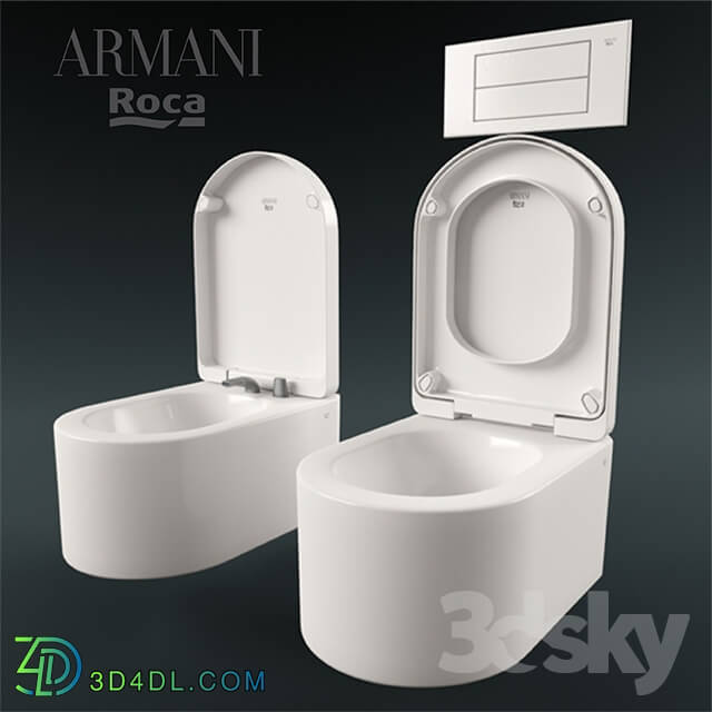 Armani Roca bidets and toilets