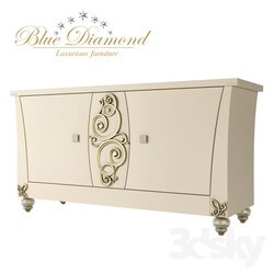 Sideboard Chest of drawer Lanpas Blue Diamond 1101E 