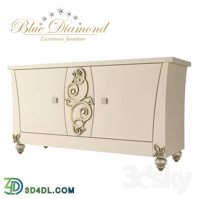 Sideboard Chest of drawer Lanpas Blue Diamond 1101E