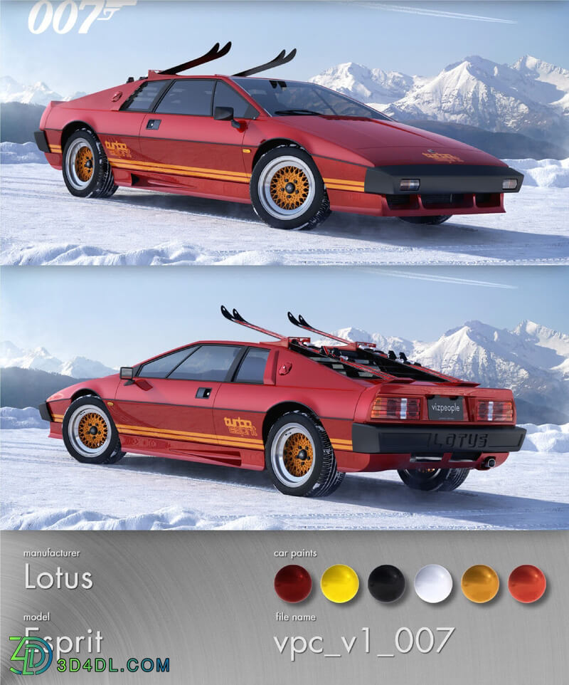 Viz People 3D Cars v1 Lotus Esprit 07