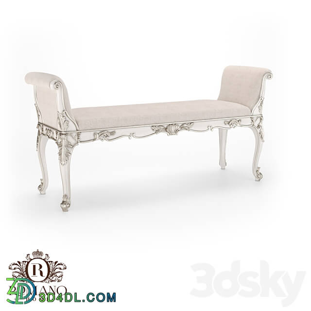  OM Josephine Bench with Railing Romano Home