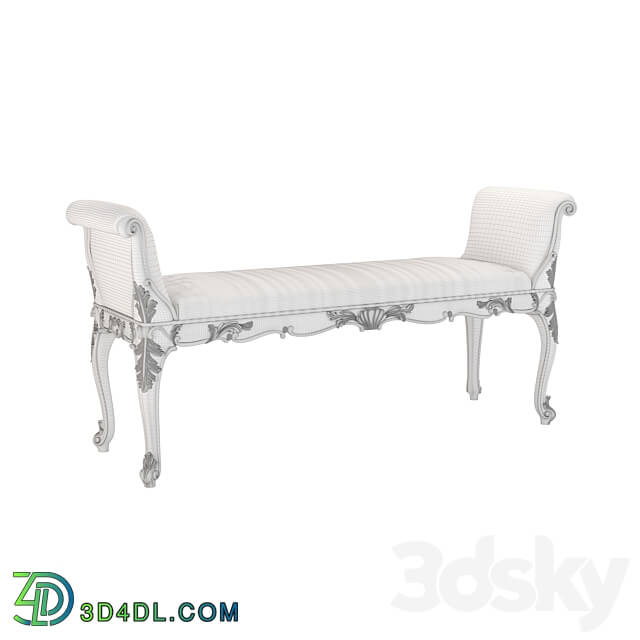  OM Josephine Bench with Railing Romano Home