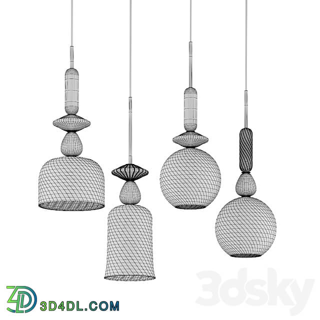 Pendant light ODEON LIGHT 4862 1 4646 1 4647 1 4648 1 BELLA