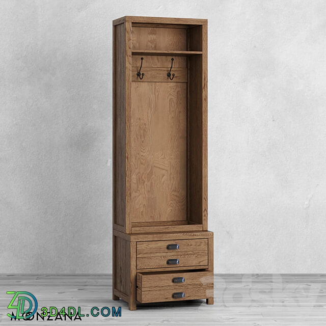 Wardrobe _ Display cabinets - OM Wardrobe-hanger Printmaker 1 section Moonzana