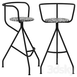 OM Stool with armrests Kohti 