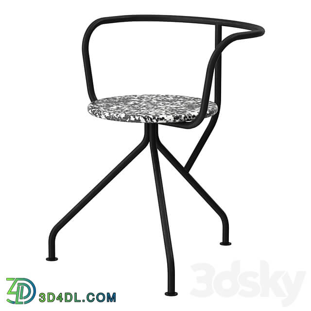 OM Stool with armrests Kohti