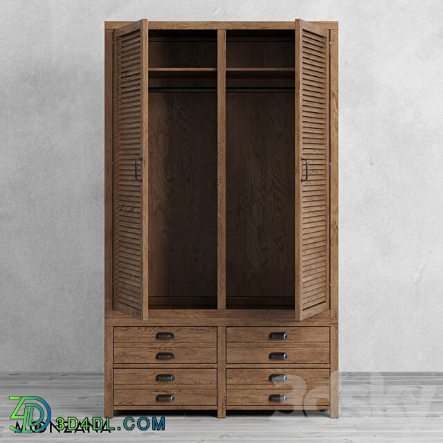 Wardrobe Display cabinets OM Wardrobe Printmaker 2 sections Moonzana