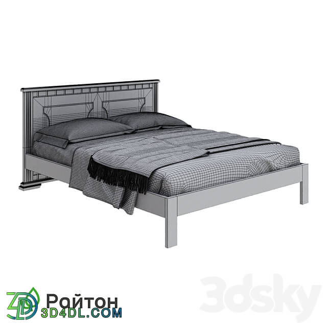 Bed Bed Milena M Ottoman OM