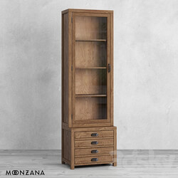Wardrobe Display cabinets OM Sideboard Printmaker 1 section Moonzana 