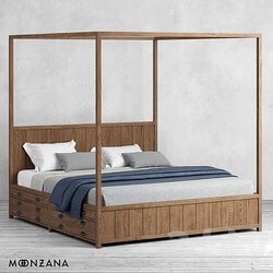 Bed OM Moonzana Canopy Printmaker Bed 