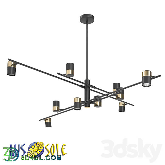 Pendant light OM Chandelier Lussole Loft Gilbert LSP 8377