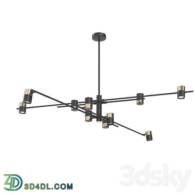 Pendant light OM Chandelier Lussole Loft Gilbert LSP 8377