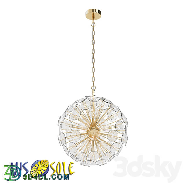 Pendant light OM Chandelier Lussole Loft SHELBY LSP 8385