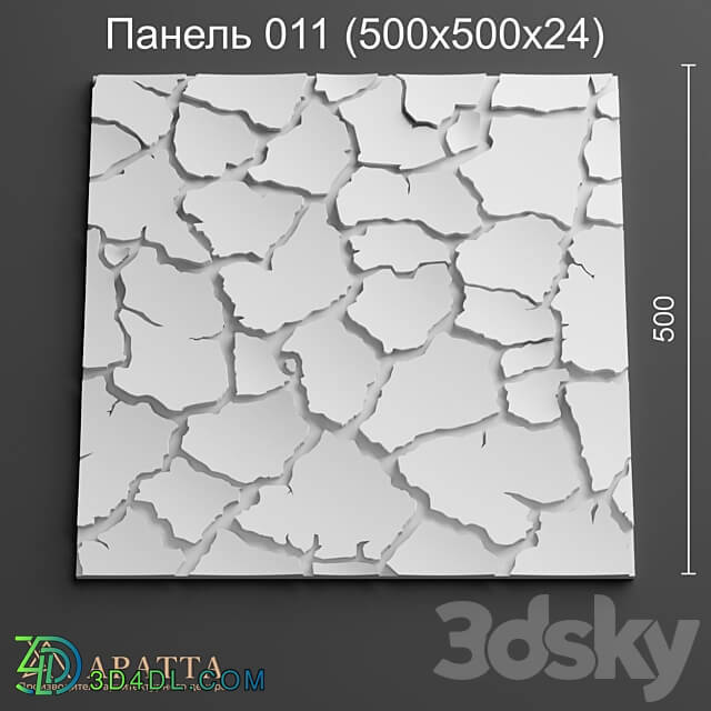 Aratta Panel 011 500x500x24 